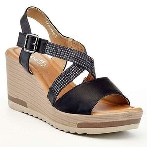 Lady Godiva Ariana Women's Comfort Wedge Sandals